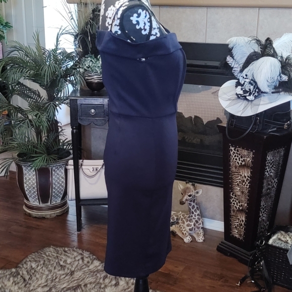 3 FOR 35 Classy Navy blue dress - Picture 3 of 6